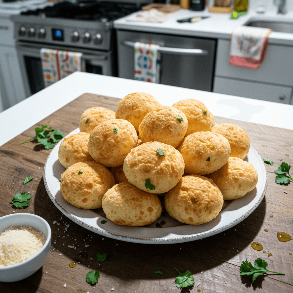 Brazilian Cheese Bread (Pão de Queijo)