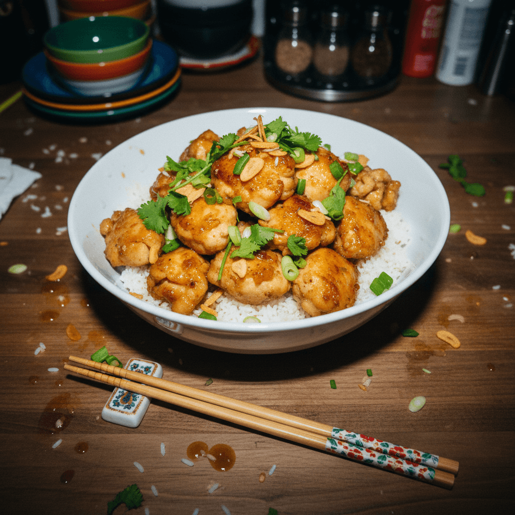 Ginger-Garlic Chicken and Rice