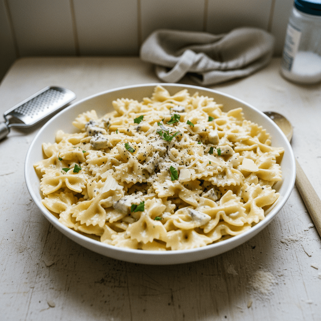The ITALIAN Four Cheese Pasta!