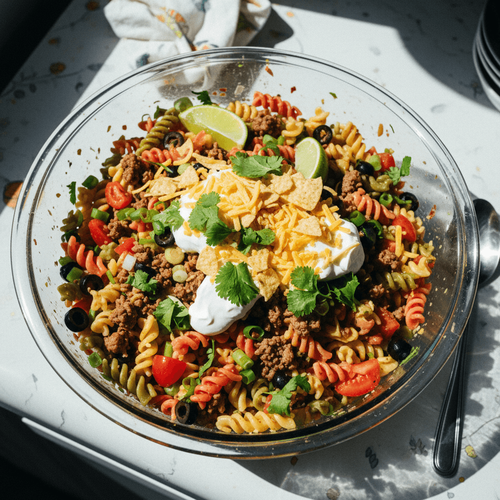 Controversial Taco Pasta Salad