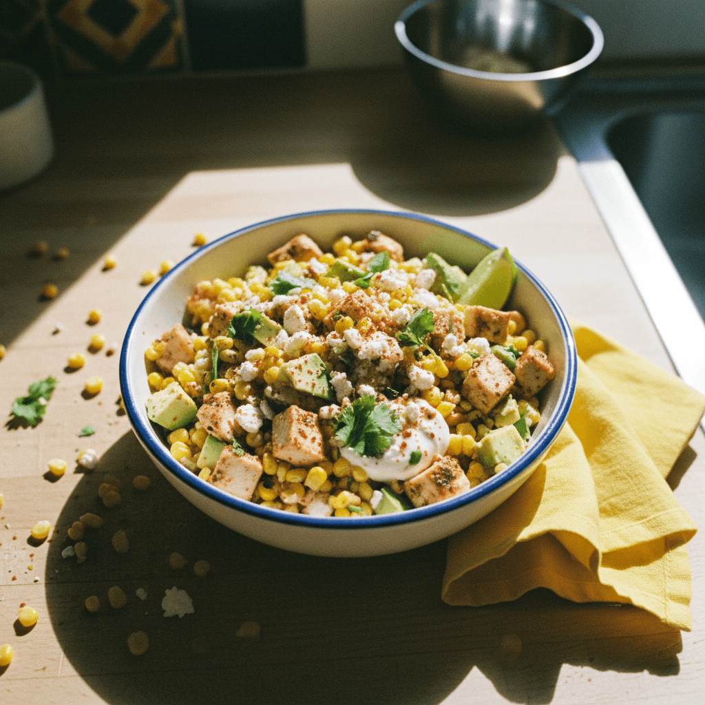 Ensalada de Elote Estilo Calle