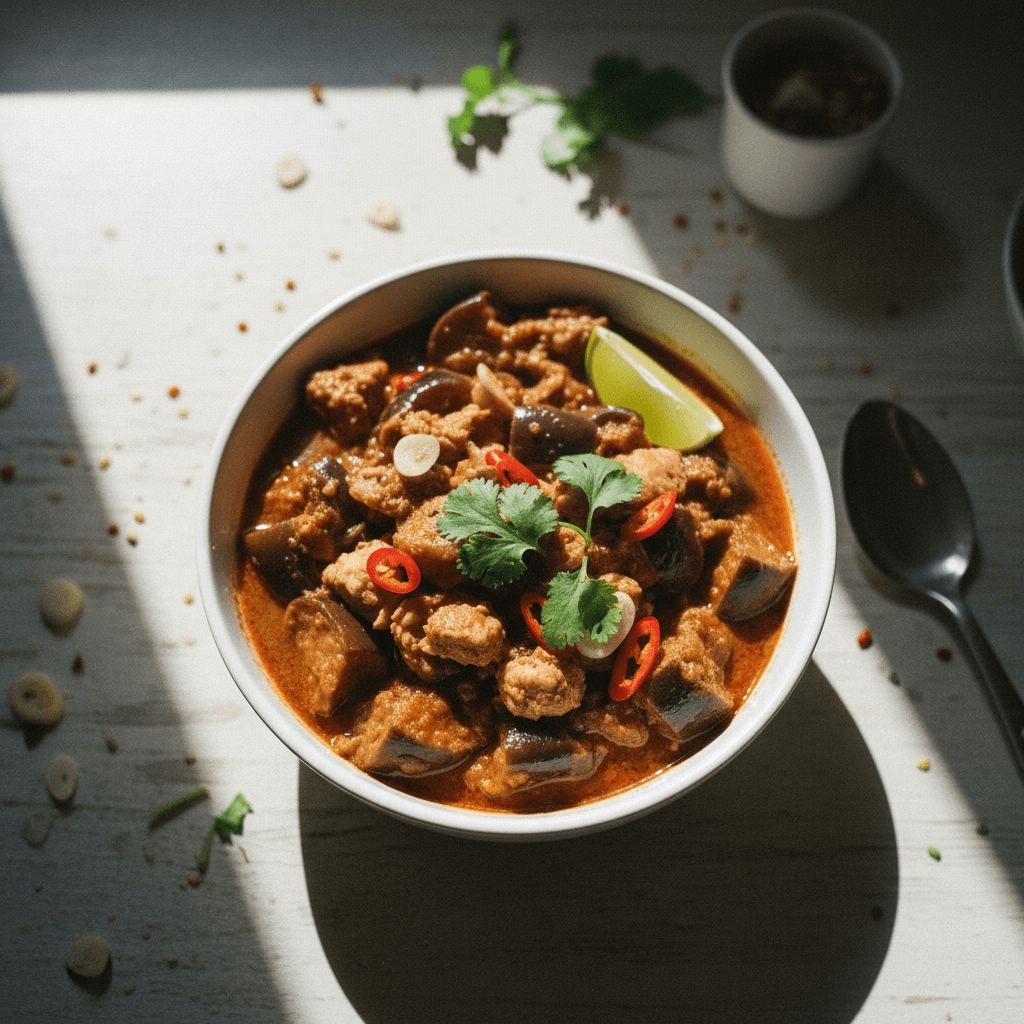 Eggplant & Tuna Curry