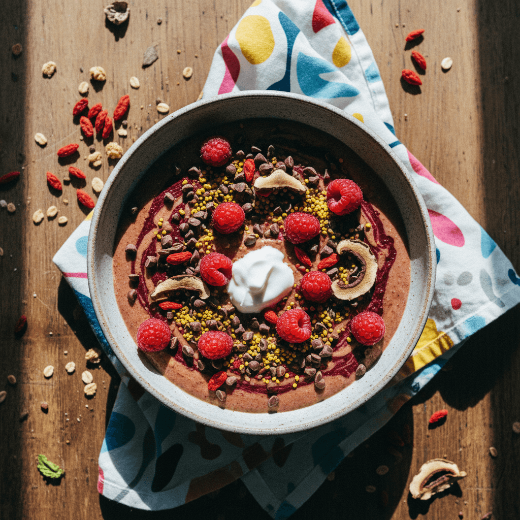 Adaptogenic Reishi Maca Superfood Bowl