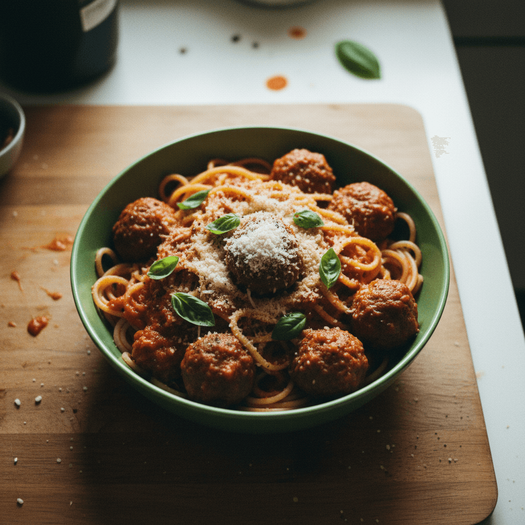Spaghetti and Meatballs