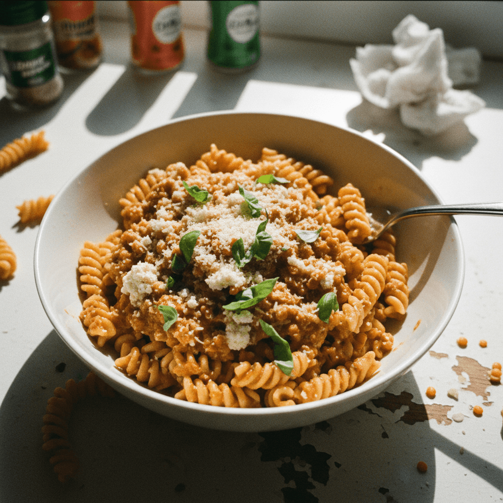 3-Ingredient Hidden Protein Pasta Sauce