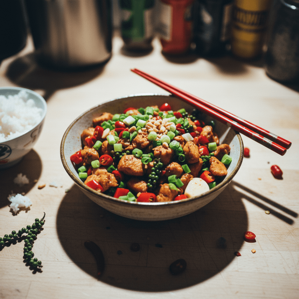 香辣鸡丁