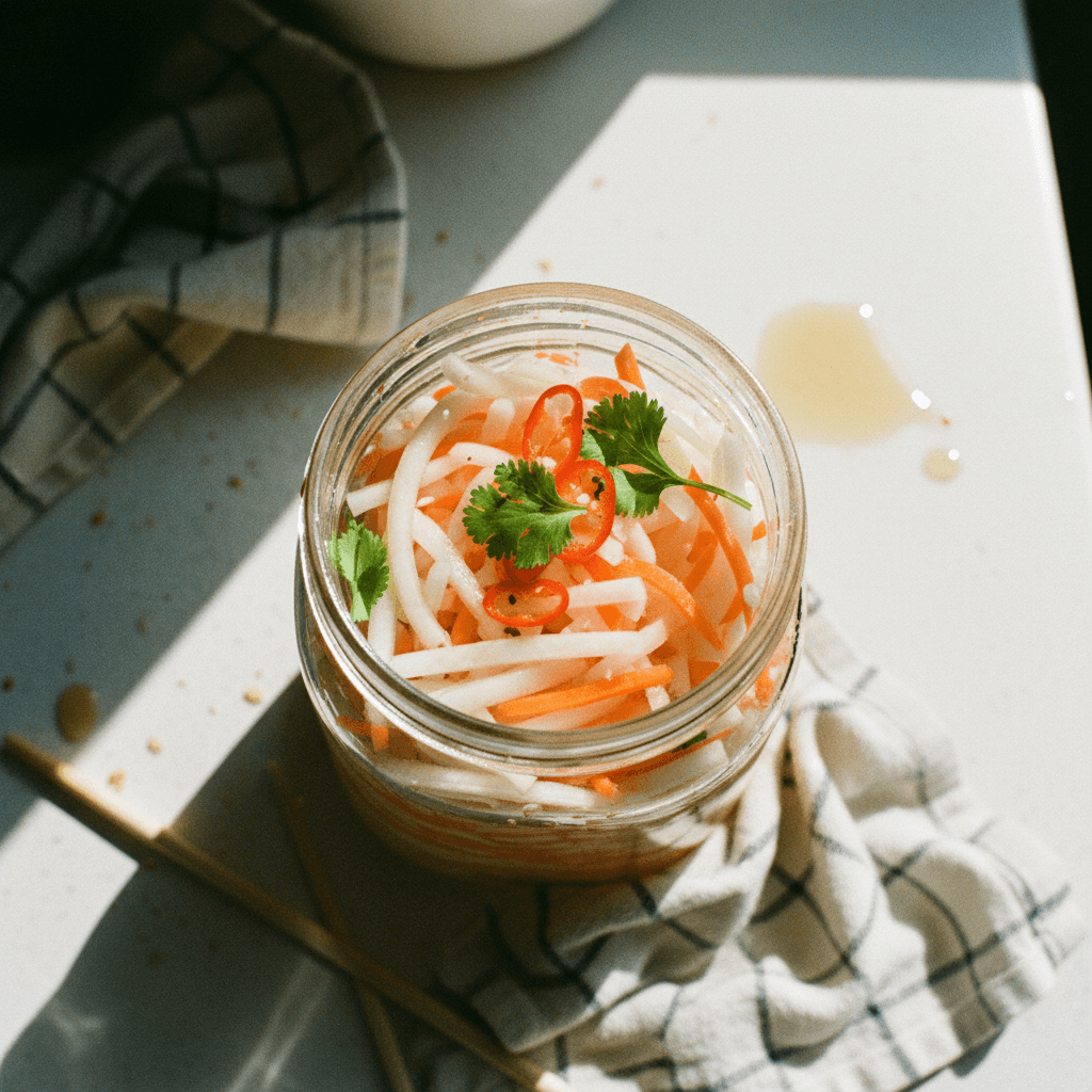 Đồ Chua (Vietnamese Pickled Daikon & Carrot)