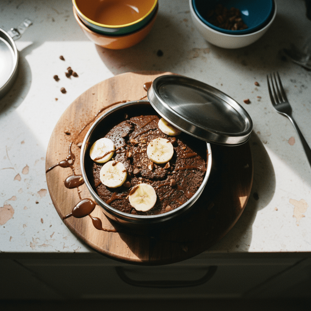 Airfryer Chocolate Banana Cake