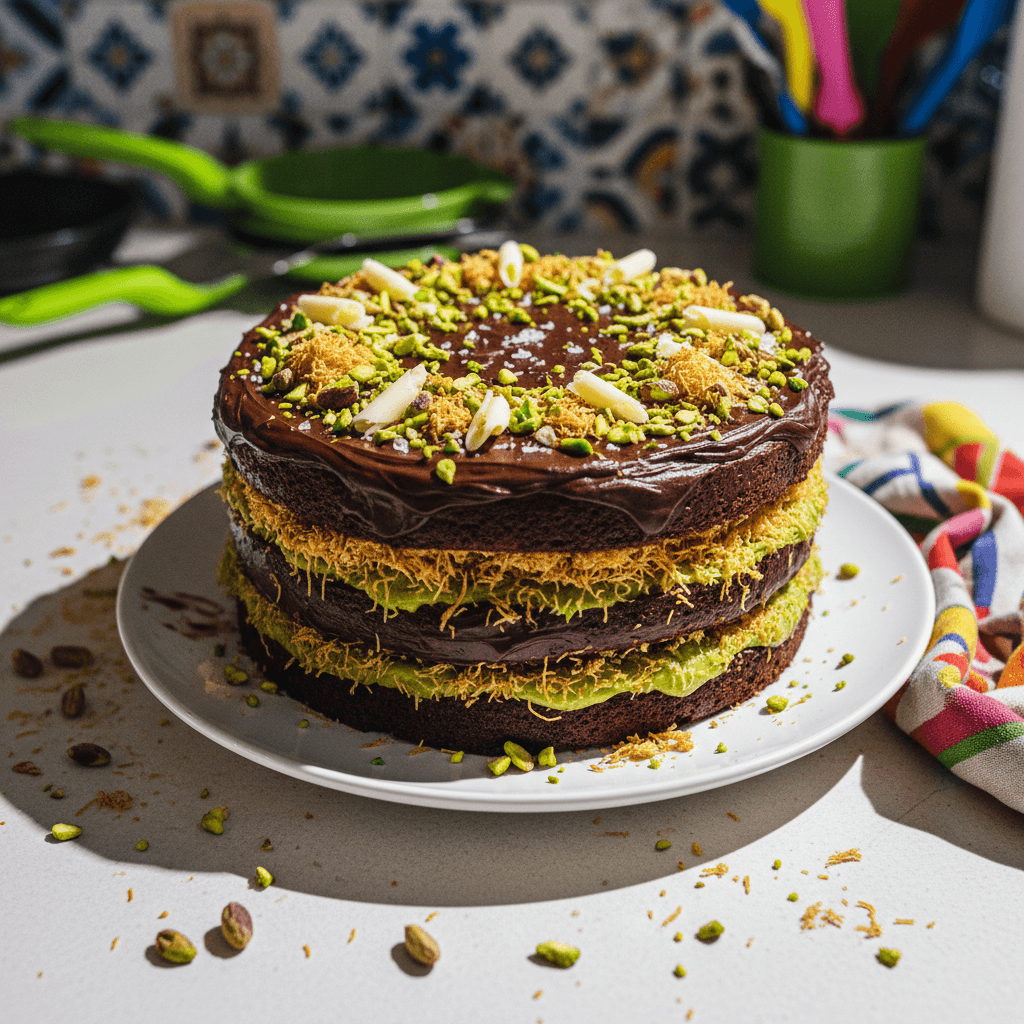 Dubai Chocolate Cake