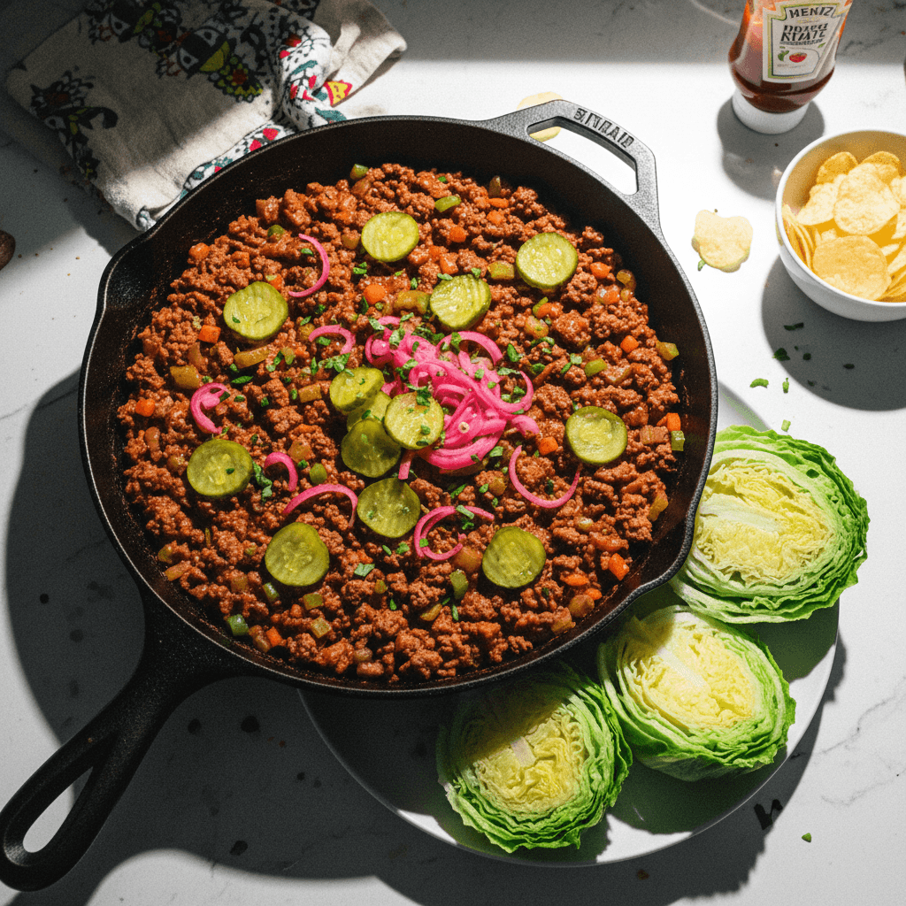 One Pot Sloppy Joe Skillet
