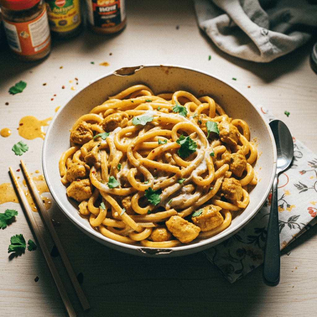 Chicken Coconut Curry Udon