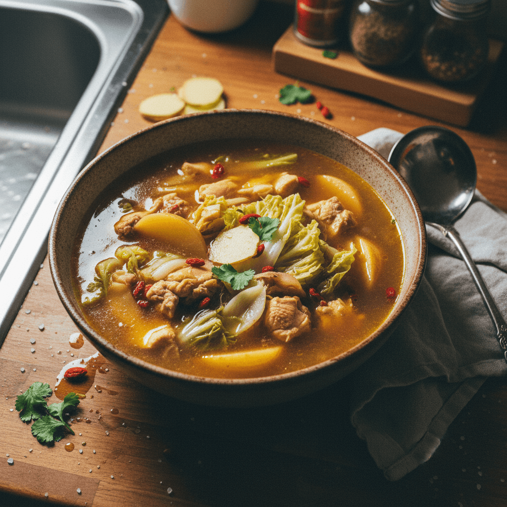 Healthy Chicken Essence Soup