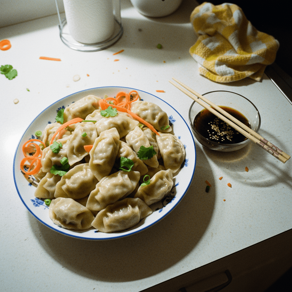 Chicken and Vegetable Dumplings