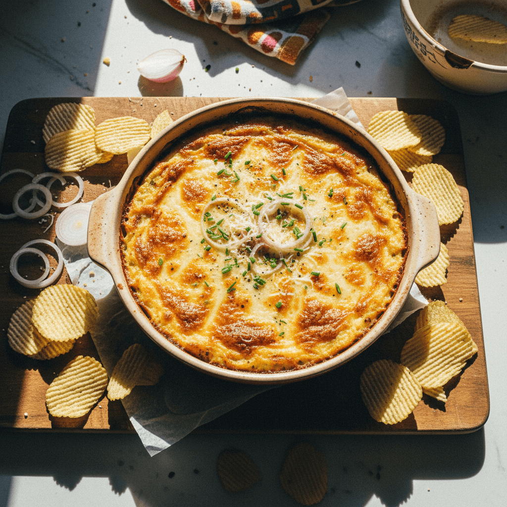 Baked Hot Onion Dip