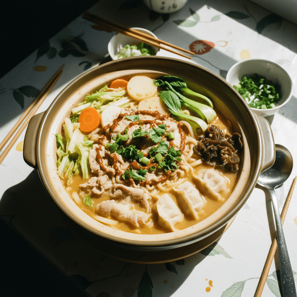 Curry Udon Hotpot