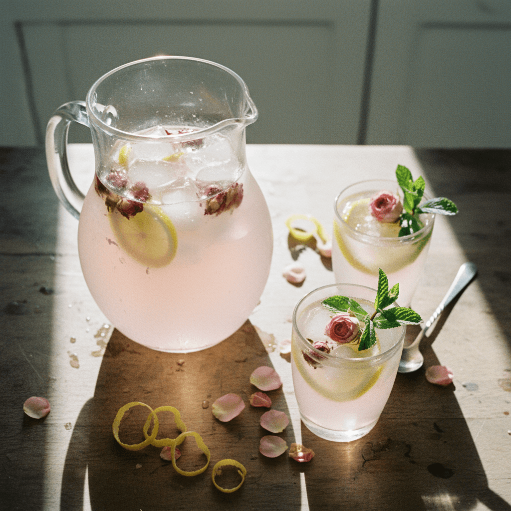 Chinese Iced Rose Lemonade