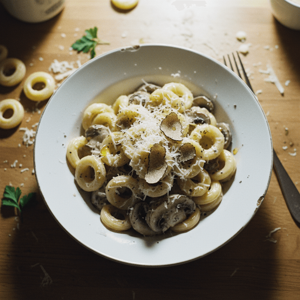 Jungkook's Truffle Mushroom Pasta