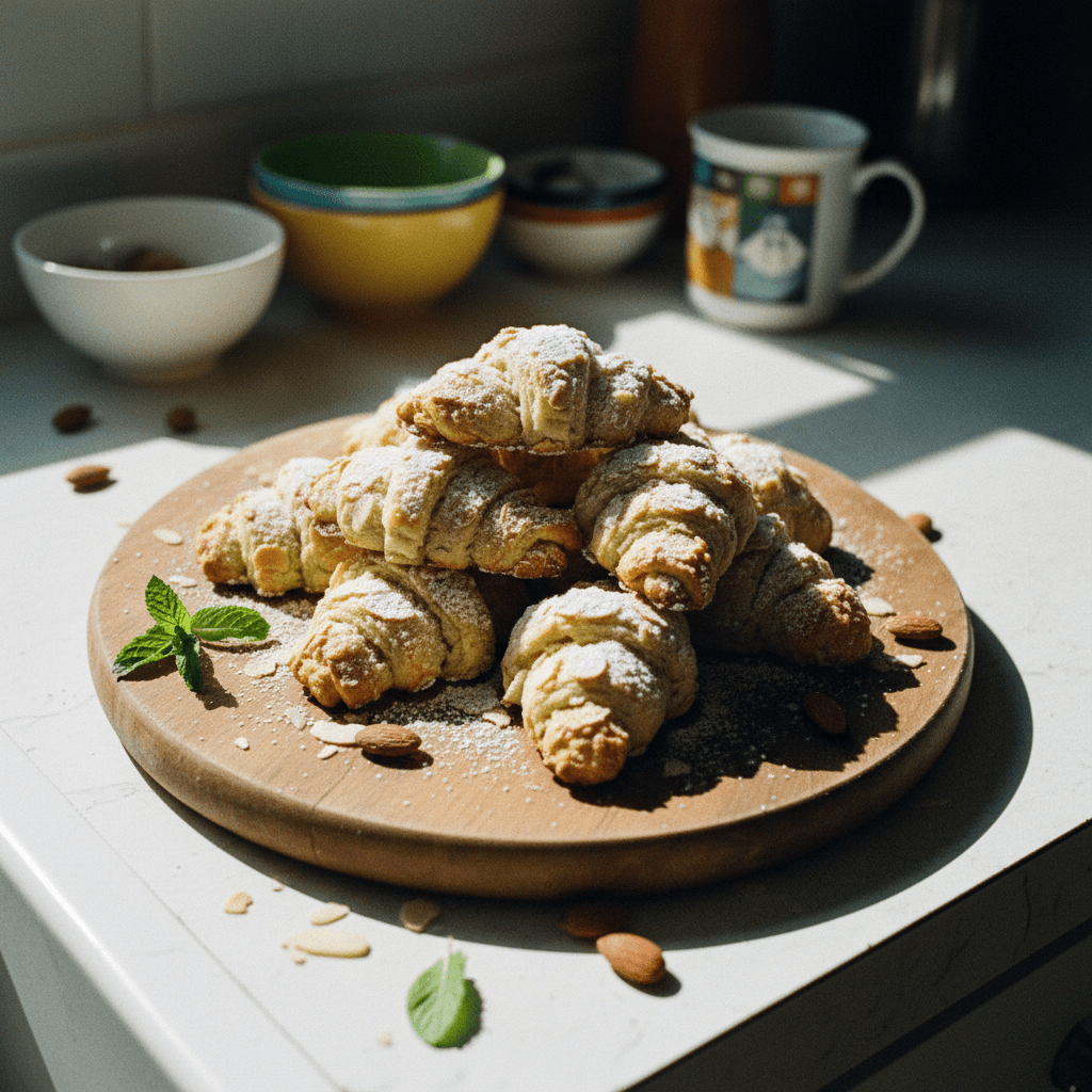 Almond Croissant Cookies