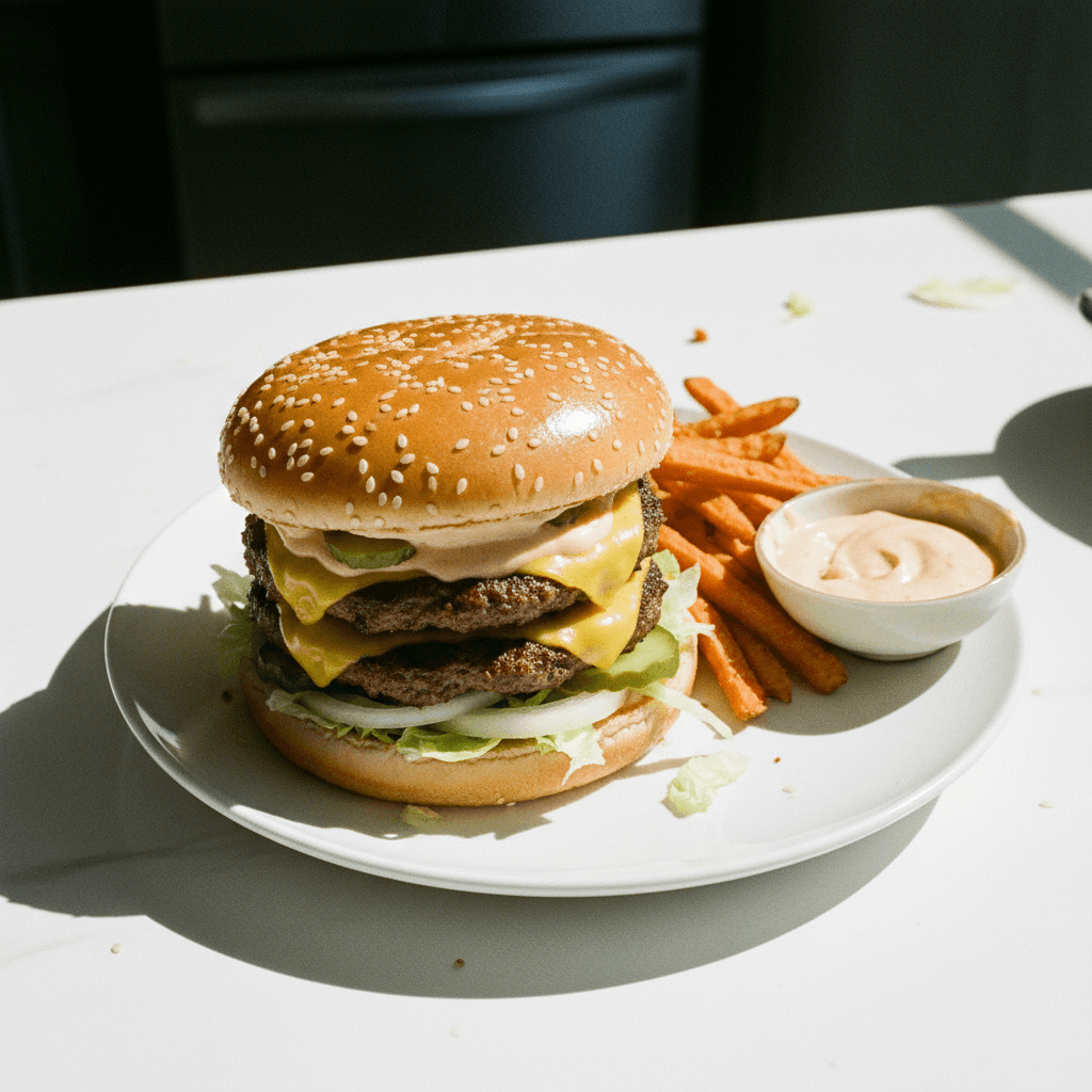 Double-Decker Burger