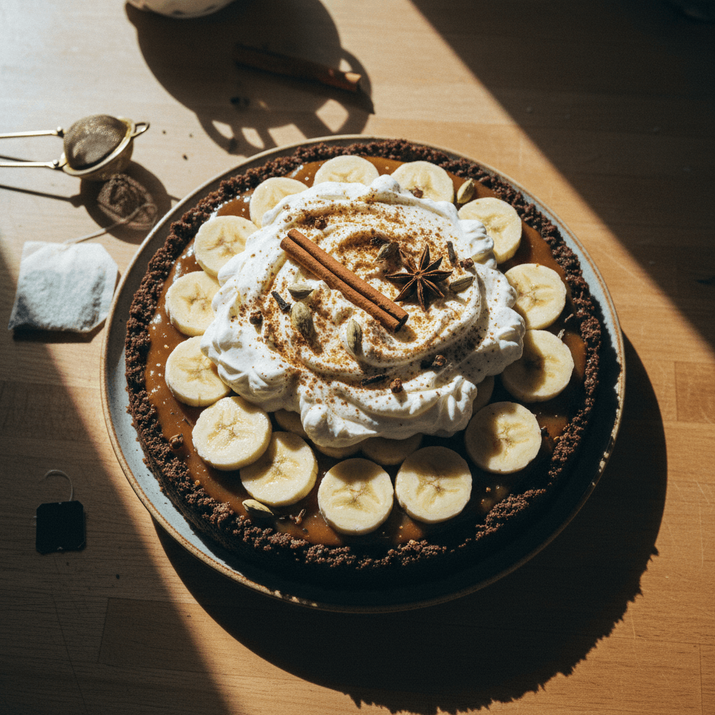 Masala Chai Banoffee Pie