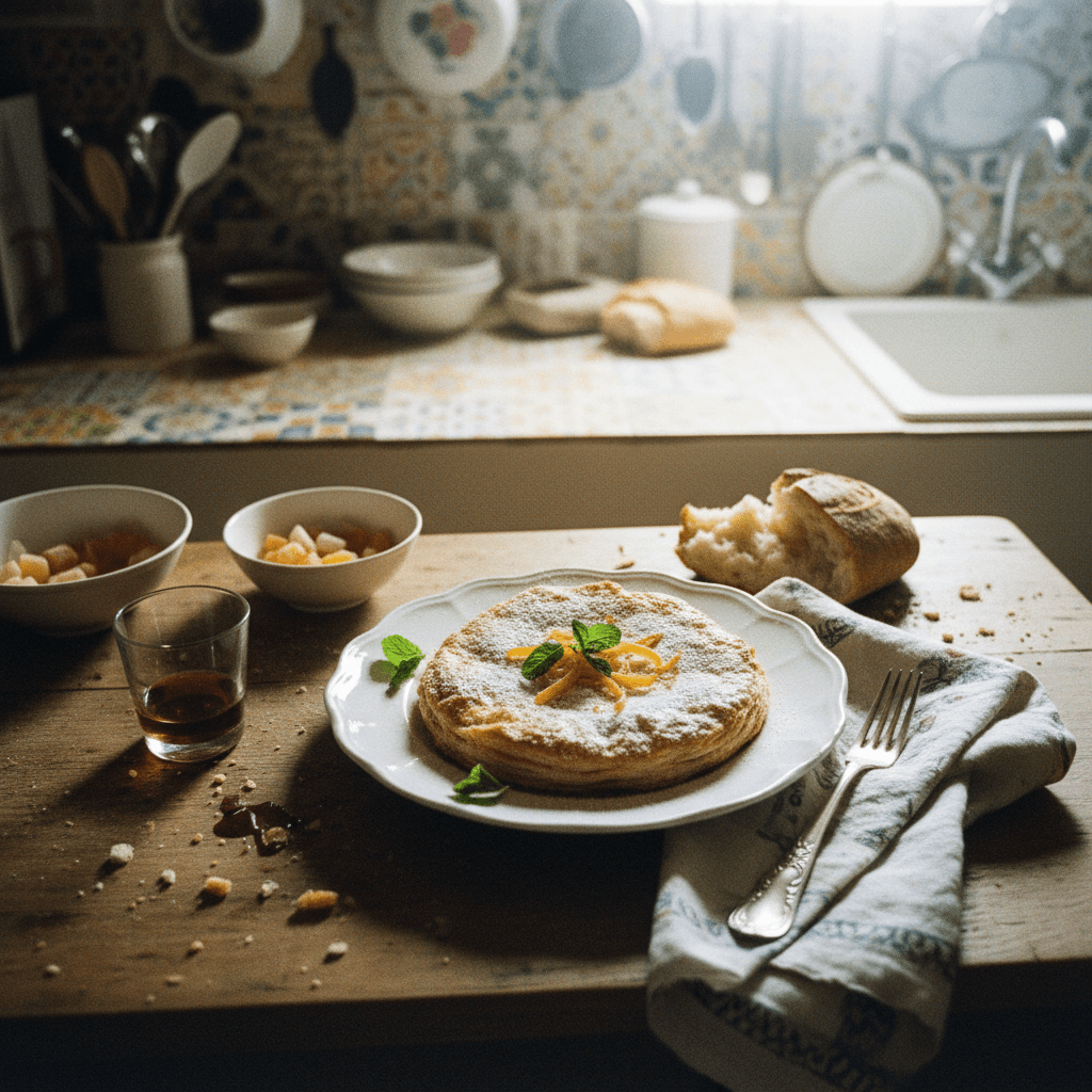 Happier Grocery Apple & Armagnac Phyllo Tart