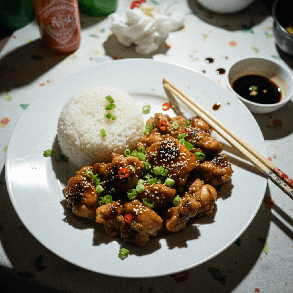 Teriyaki Chicken with Sticky Rice