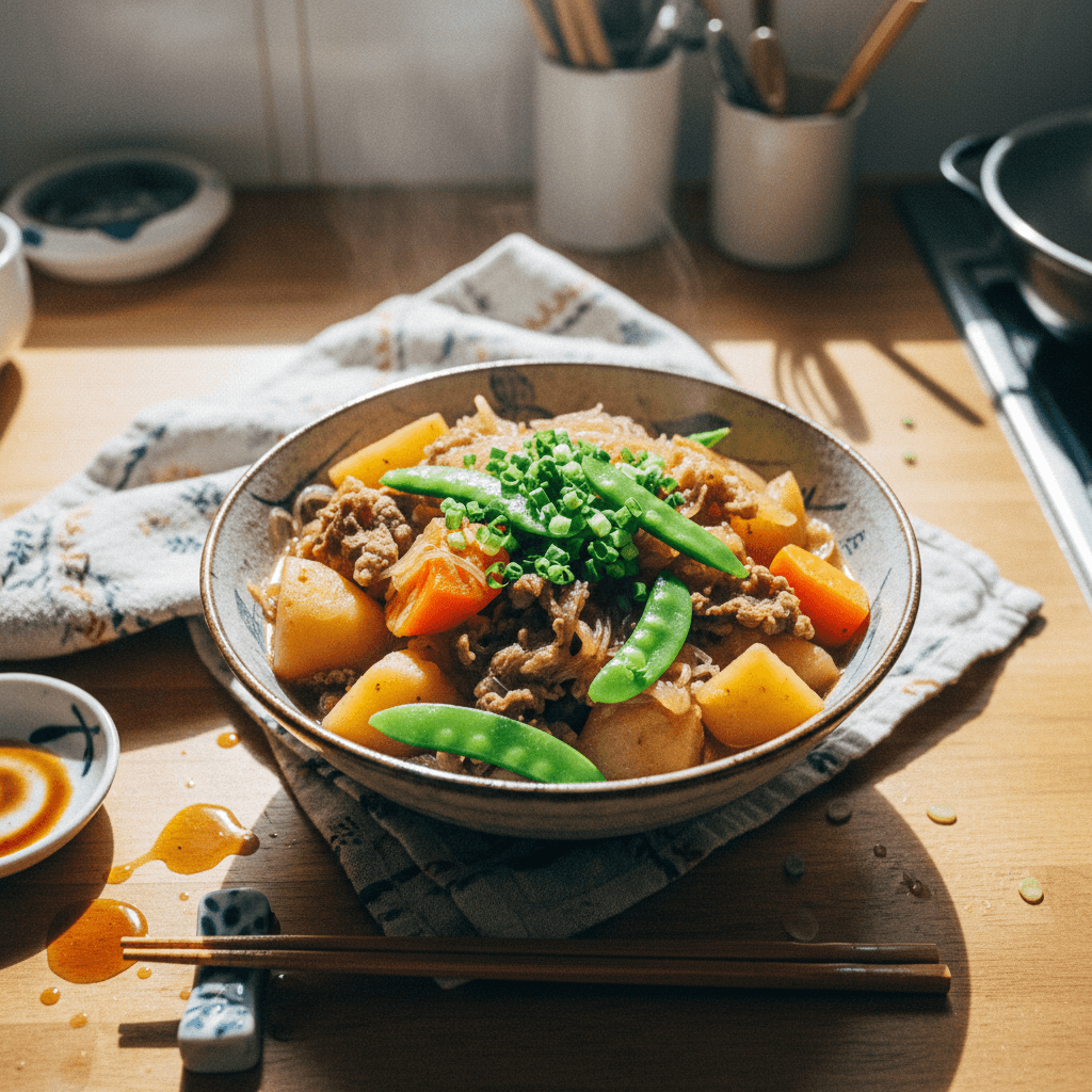 Nikujaga (Japanese Meat and Potato Stew)