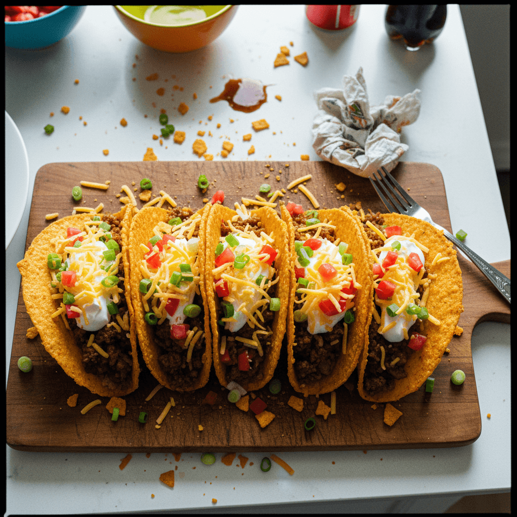 Dorito-Crusted Tacos