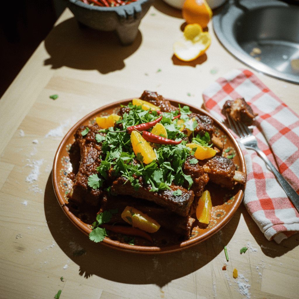 Quick Sweet & Spicy Marinade for Costillas de Rez
