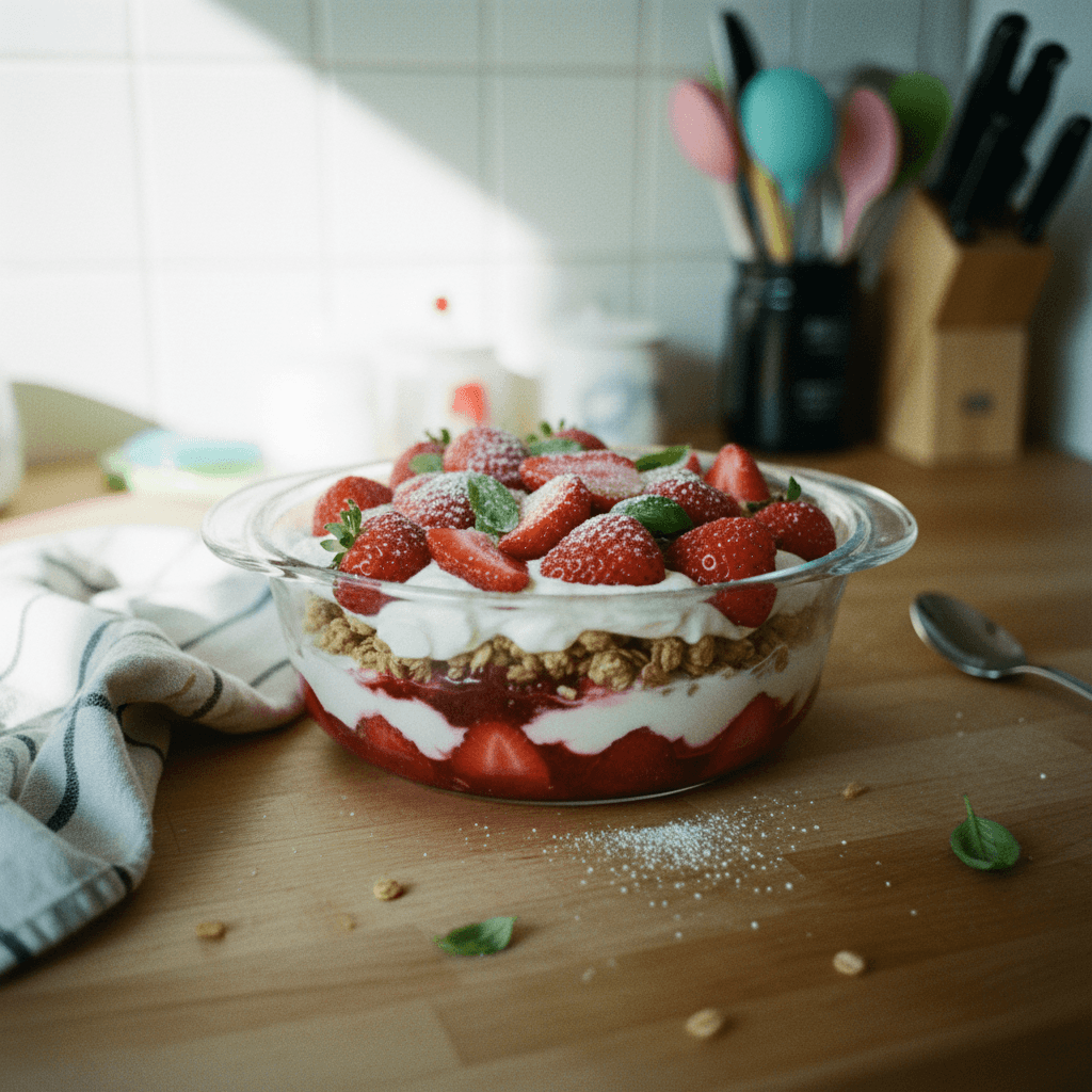 Beautiful Strawberry Parfait