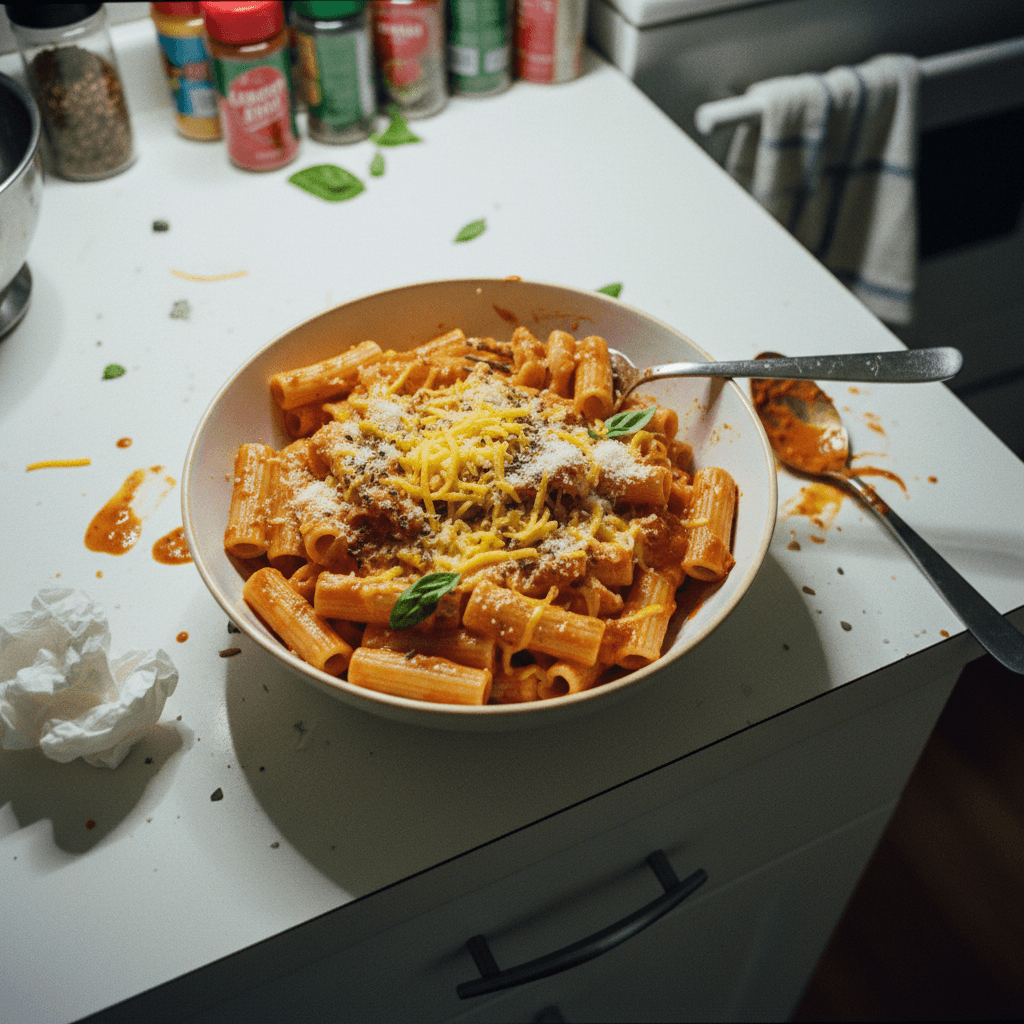 Creamy Red Sauce Tomato Pasta