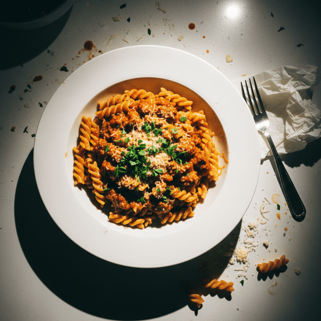 Clean Bulk Beef Ragu with Whole Wheat Pasta