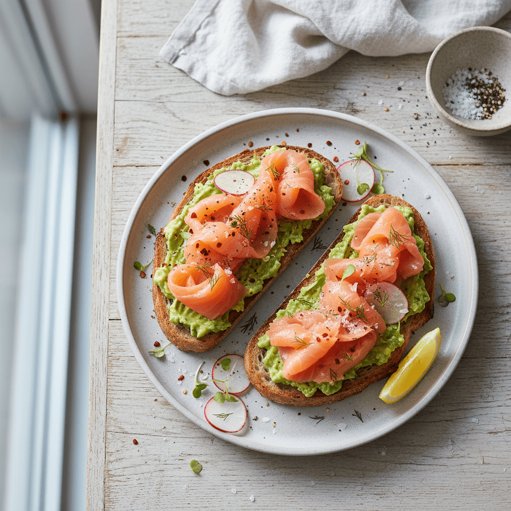 Smoked Salmon Avocado Toast