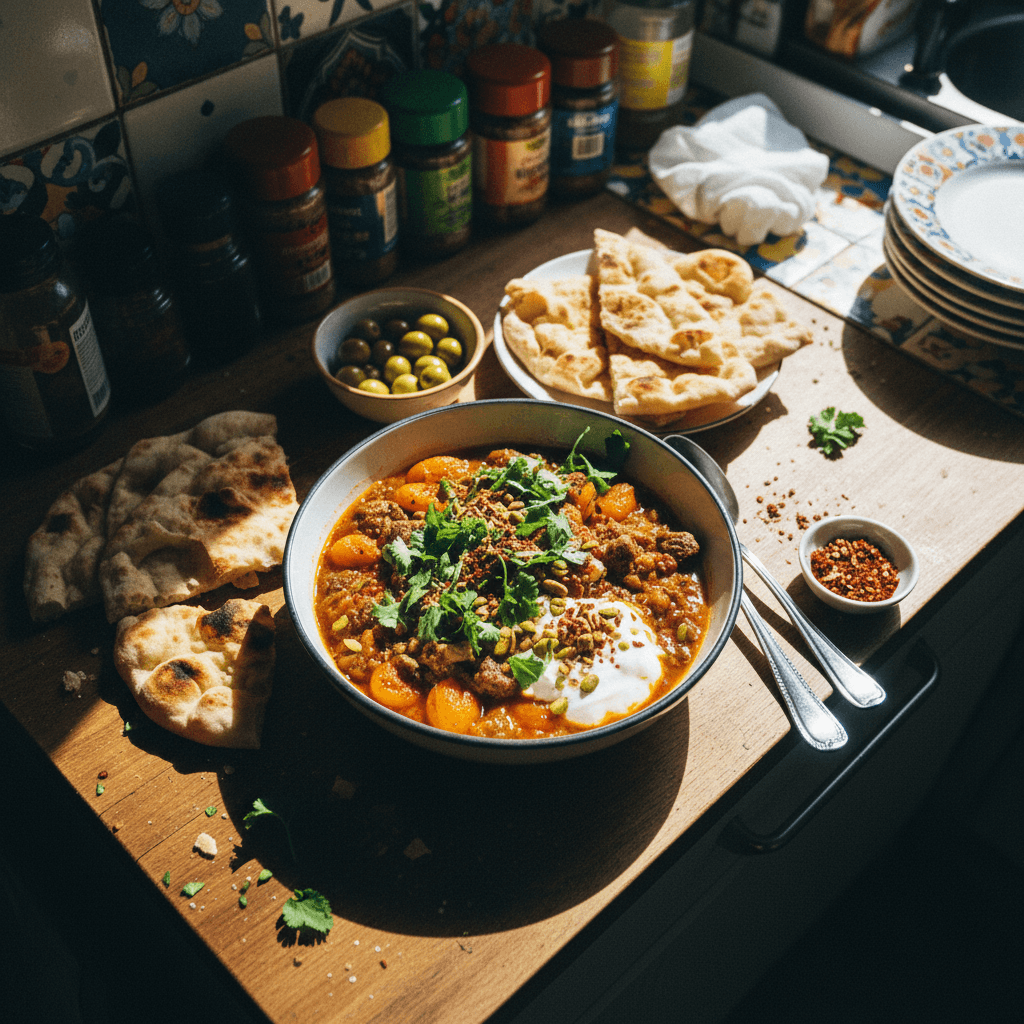 Spiced Olive Flatbread