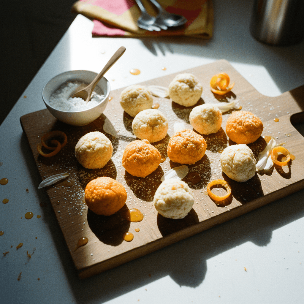 Orange Milk Bites
