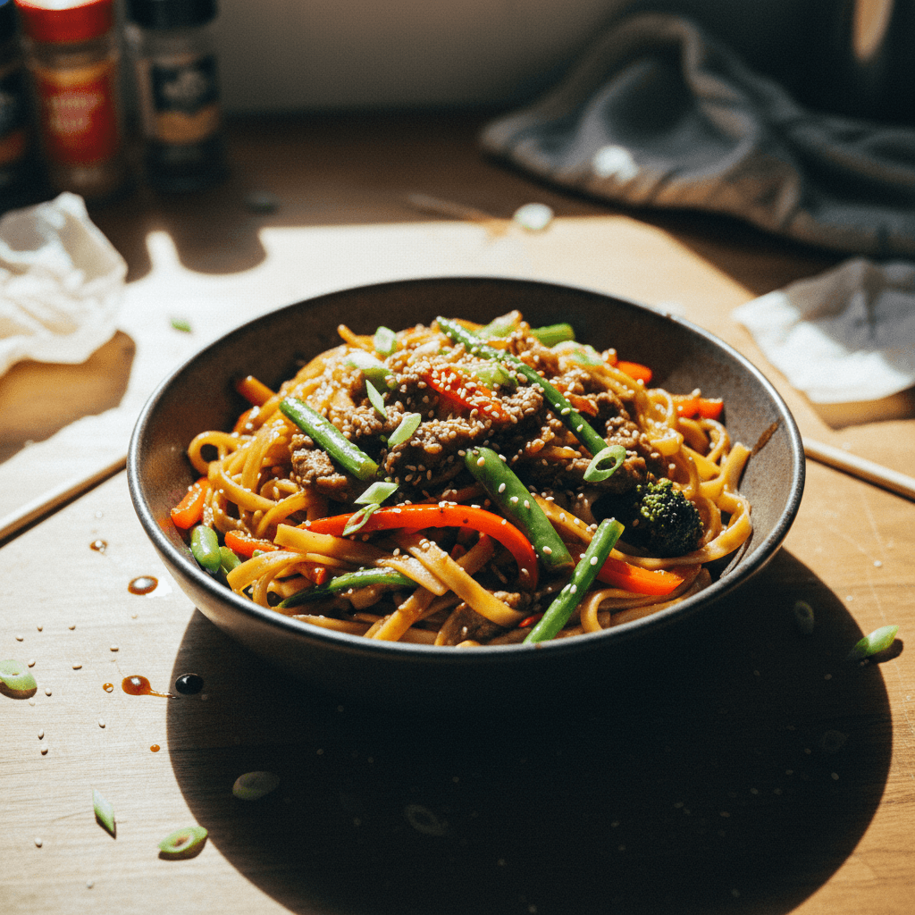 Beef Stir-fry Noodles