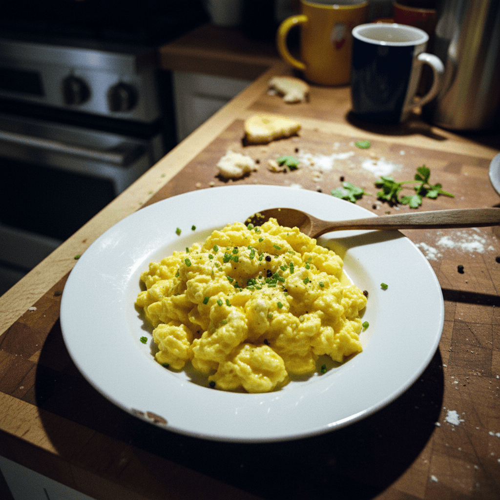 Perfectly Rich and Creamy Scrambled Eggs