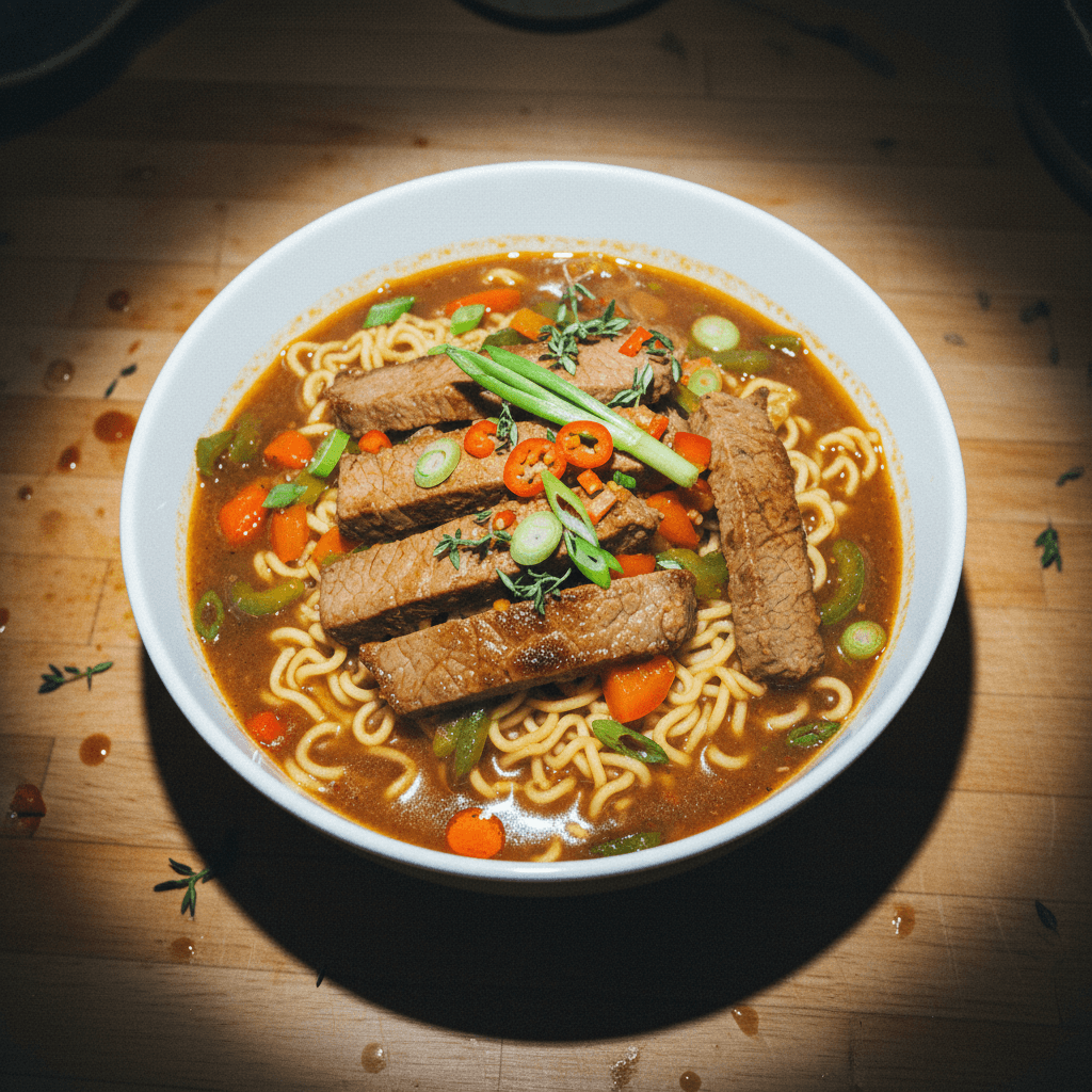 Pepper Steak Ramen