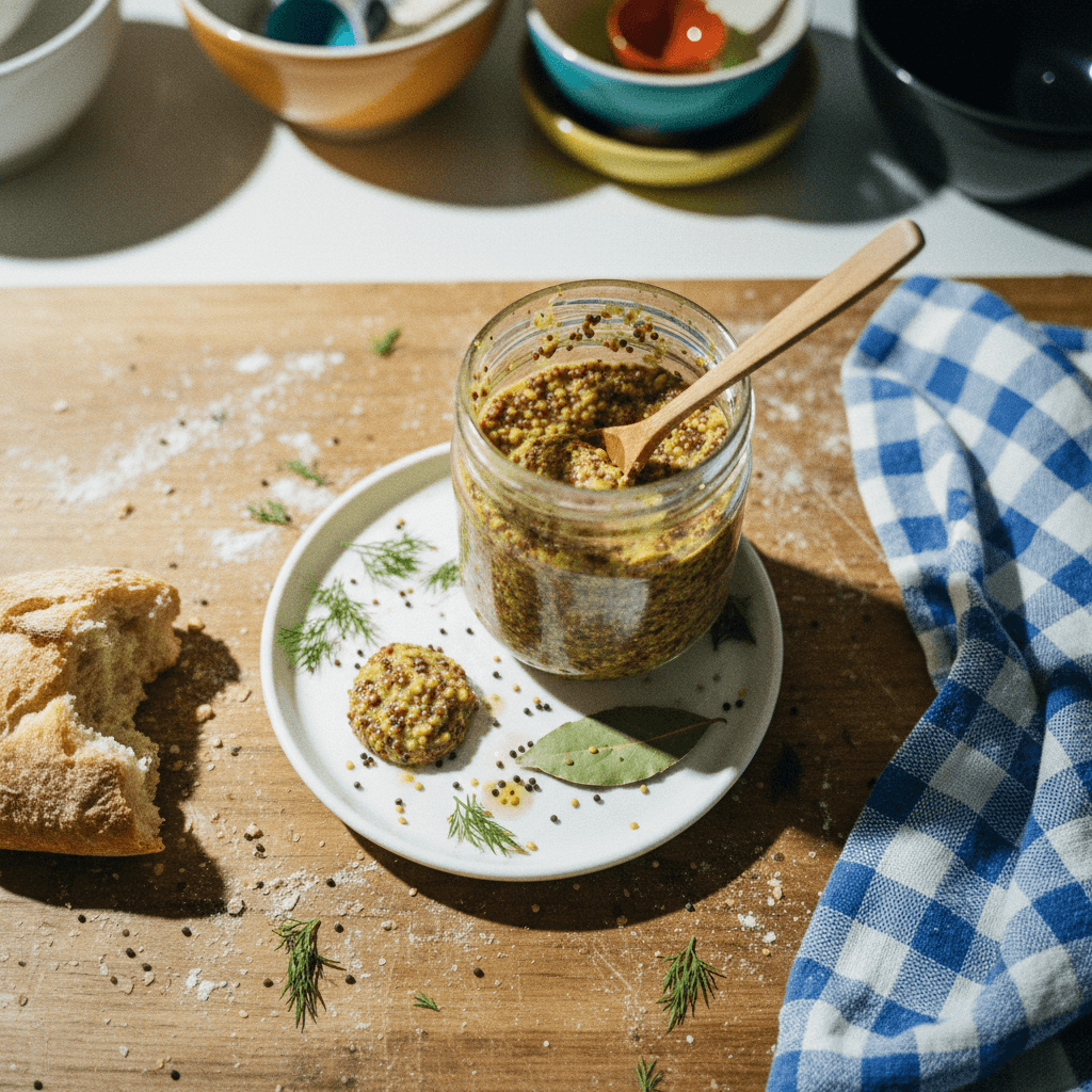 Homemade Fermented Mustard