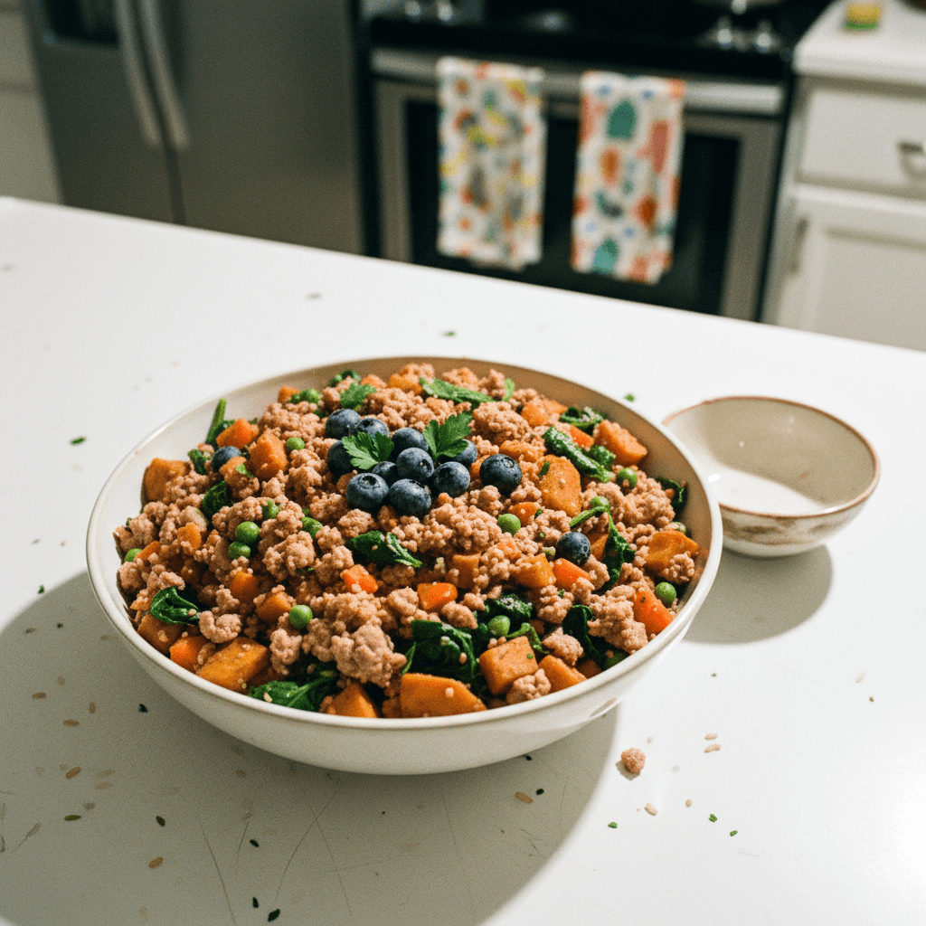 Homemade Dog Food (Lemon & Polly's Favorite)