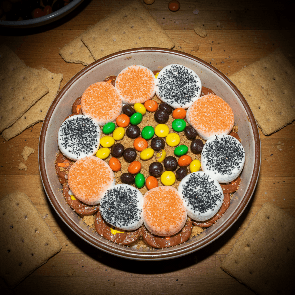Halloween Reese's S'mores Dip
