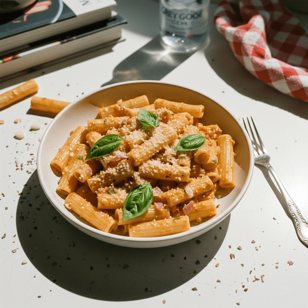 Spicy Vodka Rigatoni
