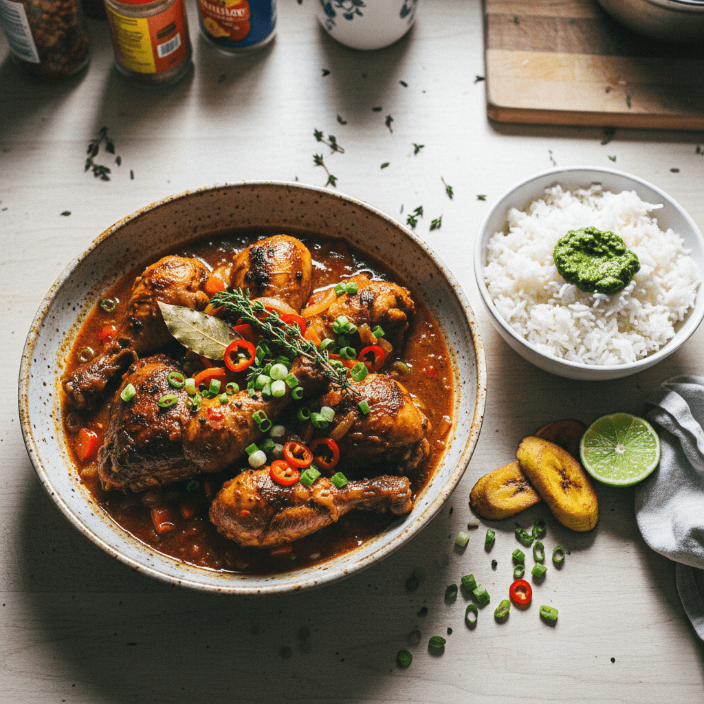Oven-Baked Brown Stew Chicken