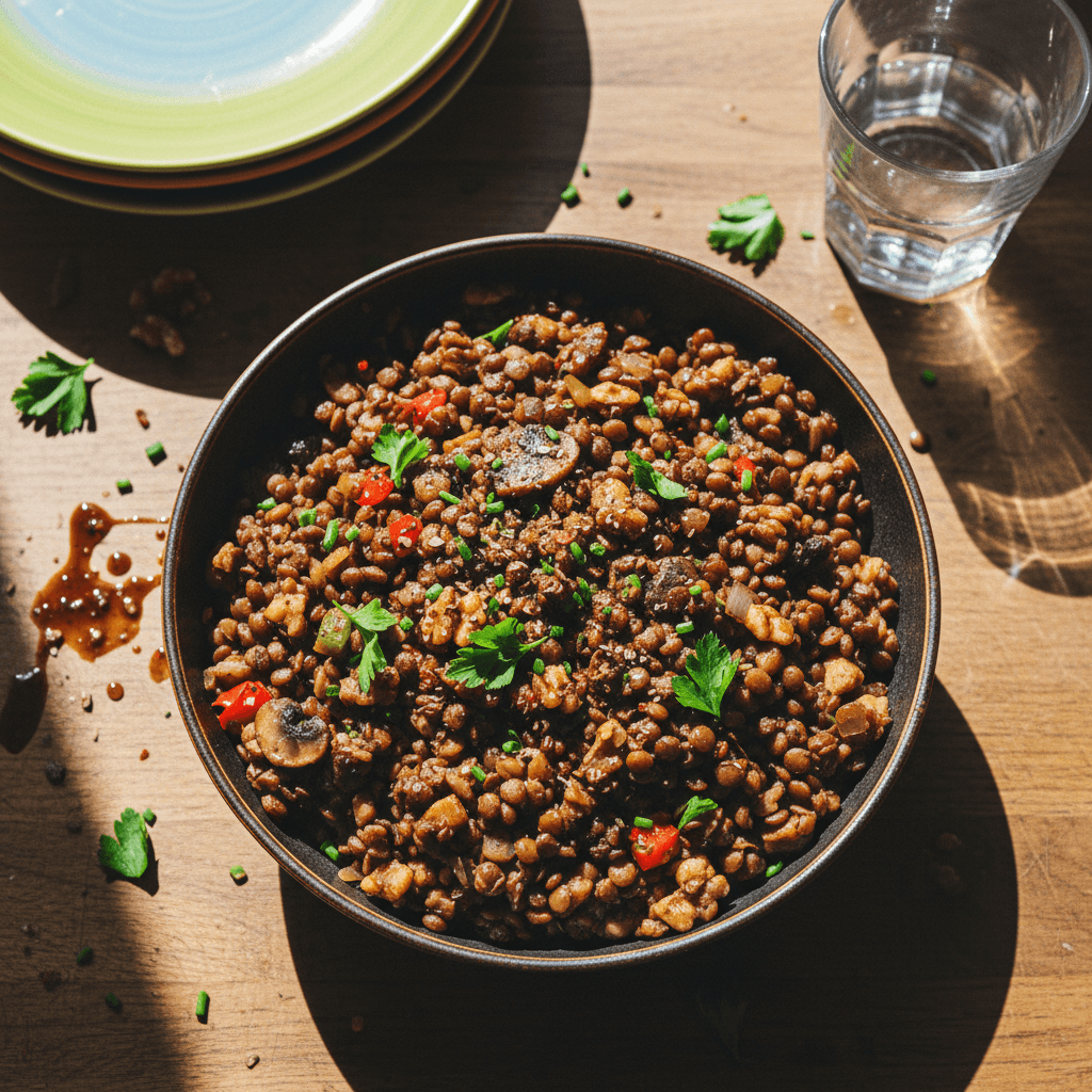 Versatile Plant-Based Ground Beef Replacement