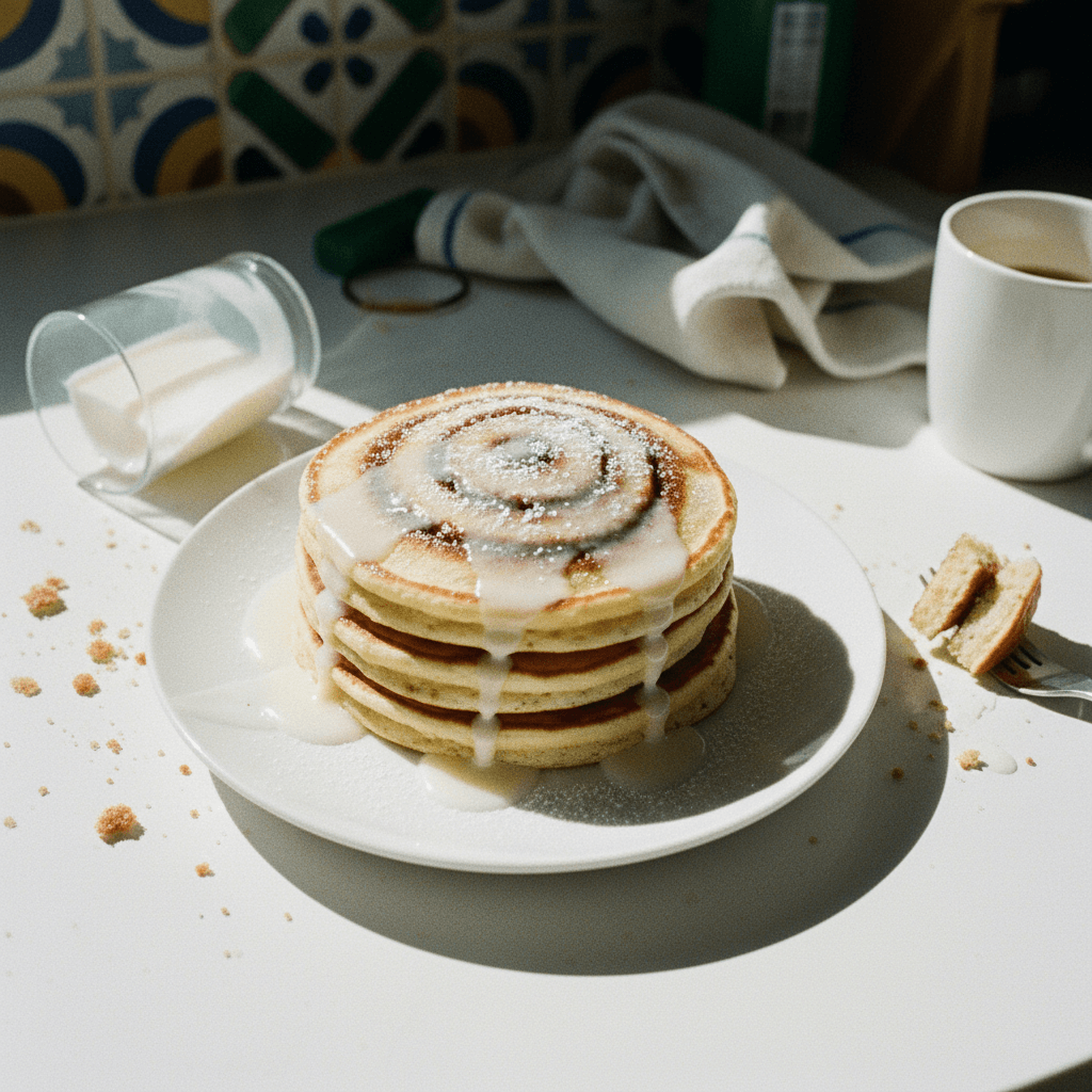 Cinnamon Roll Pancakes