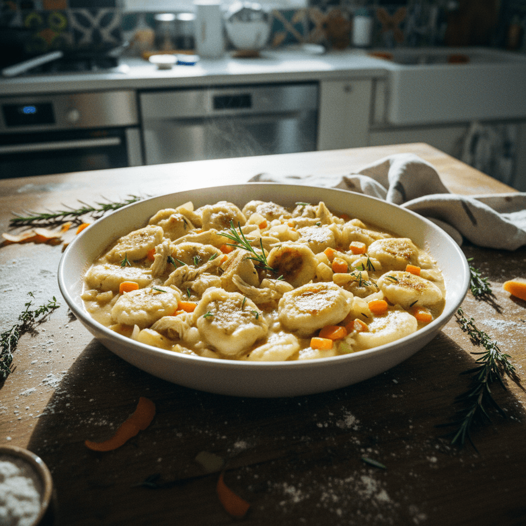 Hearty Chicken & Dumpling Stew