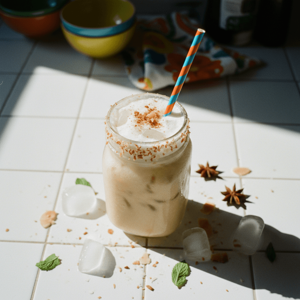 Cool Iced Coconut Chai