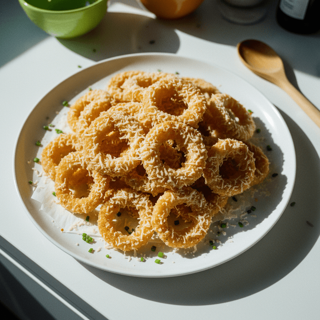 2 Ingredient Onion Ring Chips