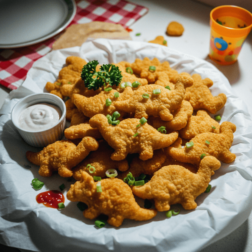 Dinosaur Chicken Nuggets