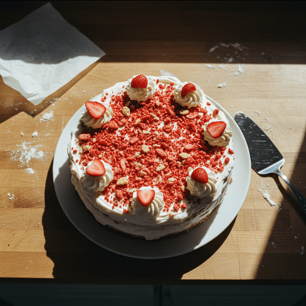 Strawberry Shortcake Cake
